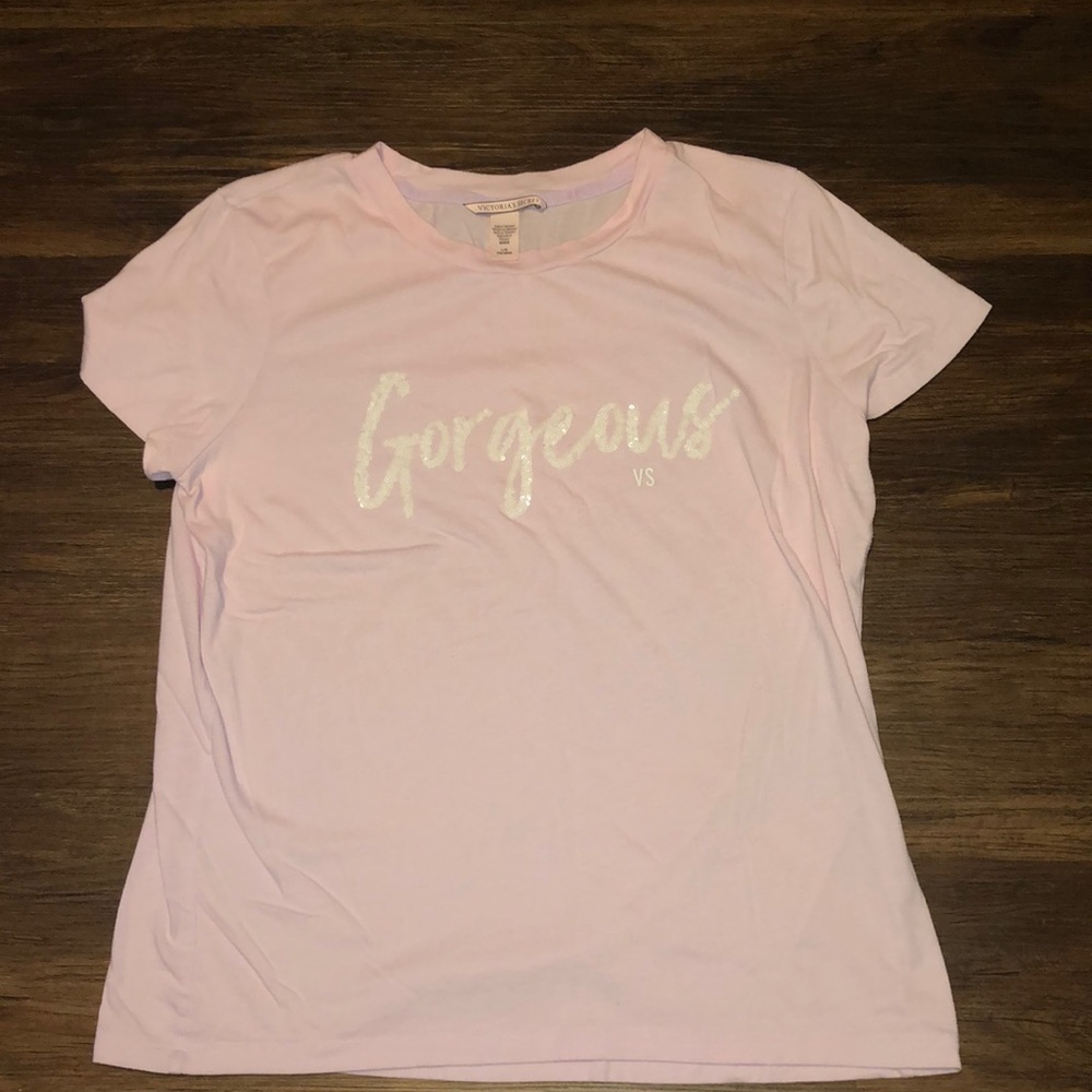 Victoria’s Secret lilac PJ T-shirt top gorgeous L